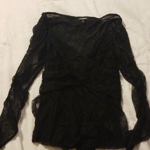 Long sleeve lace shirt